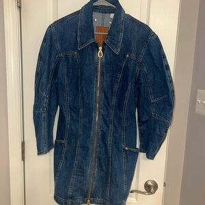 Cult Gaia Blue Jean Jacket Relaxed Fit